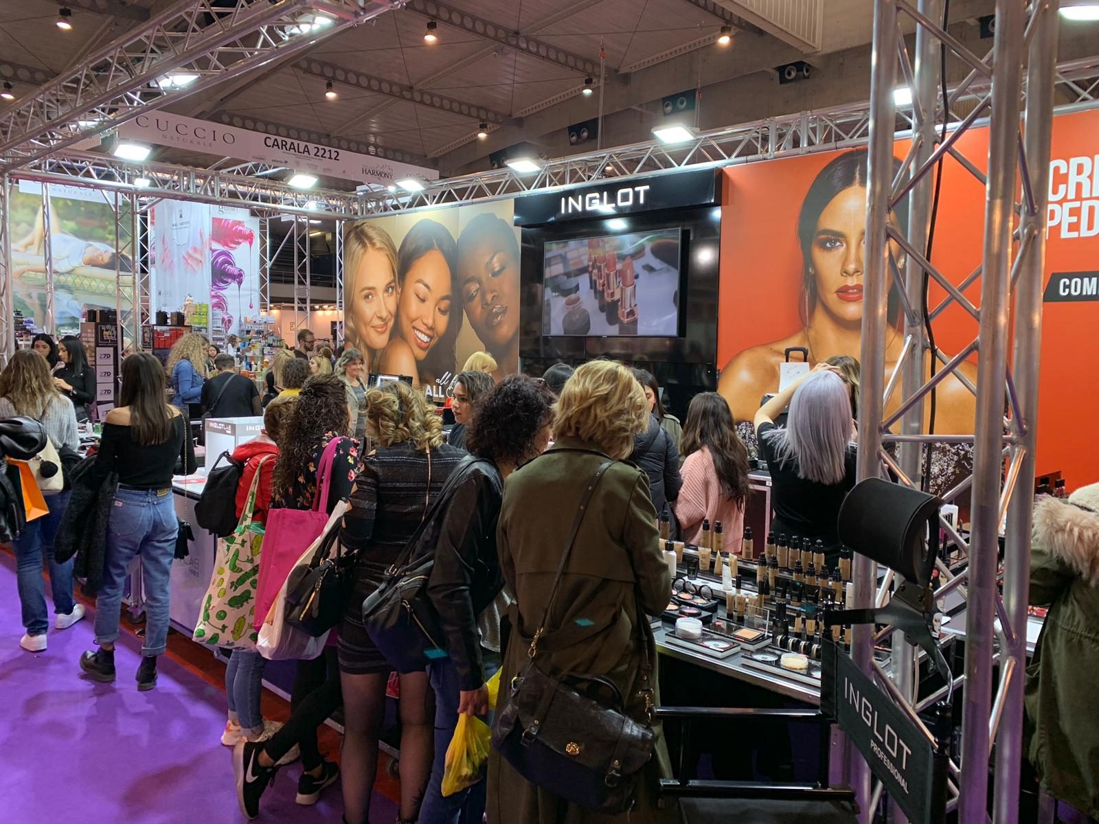 Stand INGLOT en feria profesional, Madrid.